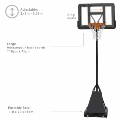 Bee-Ball Ultimate Basketball Hoop With Stand 11 Bee-Ball Ultimate Basketball Hoop With Stand -Le Toy Van Cheap Store 45cm 1