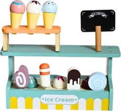 Wooden Ice Cream Shop Play Set