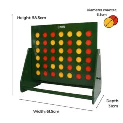 Maxi 4 - Giant Connect Four Game For Indoor & Outdoor Play -Le Toy Van Cheap Store Height59cm 1500x1500px