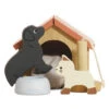 Le Toy Van Dolls House Pet Set 1 Le Toy Van Dolls House Pet Set -Le Toy Van Cheap Store ME043 pet set cat dog shelter wooden toy animal dollhouse sustainable eco gift boy girl wood red black blue stem 1