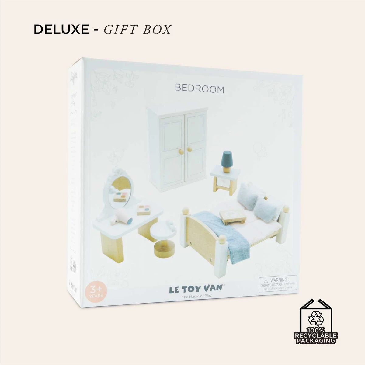 Le Toy Van Wooden Dolls House Bedroom 8 Le Toy Van Wooden Dolls House Bedroom - Image 6