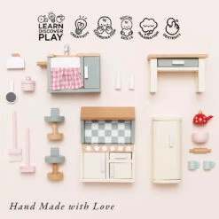 Le Toy Van Wooden Dolls House Kitchen Furniture 10 Le Toy Van Wooden Dolls House Kitchen Furniture -Le Toy Van Cheap Store ME059 dolls house kitchen furniture play daisylane cream green dollhouse accessory wooden toy sustainable stem boy girl gift 2