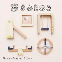 Le Toy Van Dolls House Outdoor Play Furniture 10 Le Toy Van Dolls House Outdoor Play Furniture -Le Toy Van Cheap Store ME062 dolls house games play set wooden toy accessory swing slide sandpit merrygoround furniture sustainable 2