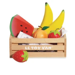Le Toy Van Smoothie Fruit Wooden Market Crate