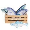 Le Toy Van Market Fish Wooden Play Food Crate 1 Le Toy Van Market Fish Wooden Play Food Crate -Le Toy Van Cheap Store TV184 fresh fish crate wooden playfood toy seafood ocean animals eco healthy market food kids gift blue 1