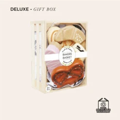 Le Toy Van Bakery & Patisserie Wooden Market Crate 13 Le Toy Van Bakery & Patisserie Wooden Market Crate -Le Toy Van Cheap Store TV187 bakers basket crate wooden playfood toy pastries pain chocolat bread croissant buns eco market food kids gift 3
