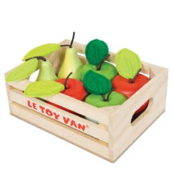 Le Toy Van Orchard Fruits Wooden Market Crate