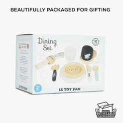 Le Toy Van Cutlery & Dinner Set -Le Toy Van Cheap Store TV309 dining set serving waiter waitress plates cup cutlery dinette le toy van 7