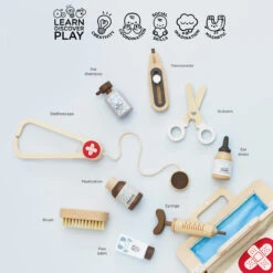 Le Toy Van Animal Vet Set -Le Toy Van Cheap Store TV349 animal vet medical bag case set wooden roleplay pretend vintage toy kids boy girl wood deluxe gift 2