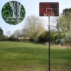 Pro Impact Adjustable Basketball Hoop & Stand -Le Toy Van Cheap Store bee ball basketball hoops stands bee ball pro impact basketball hoop stand 29673697902669 937214