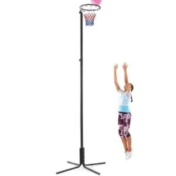 Freestanding Adjustable Netball Post By Bee-Ball