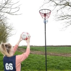 Freestanding Round-Based Netball Post By Bee-Ball -Le Toy Van Cheap Store bee ball netball posts bee ball freestanding round base netball post 29673703374925 269357