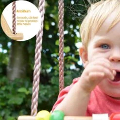 Deluxe Wooden Beaded Baby Swing: Safe & Interactive -Le Toy Van Cheap Store big game hunters baby swing seats deluxe wooden baby swing 29673687384141 848980