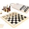 Chess And Draughts Set - Wooden 2-in-1 Set -Le Toy Van Cheap Store big game hunters chess draughts sets wooden chess and draughts set 29673197862989 390630