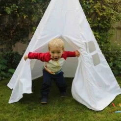 Colour-In Teepee Play Tent -Le Toy Van Cheap Store big game hunters children teepees colour in playhouse with wash out pens 29673741746253 897209