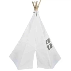 Plain White Cotton Teepee Play Tent -Le Toy Van Cheap Store big game hunters children teepees white cotton teepee 29673201598541 403902