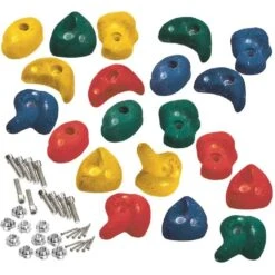 Climbing Stones & Footholds - Multi-Color, High-Grip, Poly-Resin -Le Toy Van Cheap Store big game hunters climbing stones multi 20 pack climbing stones 29673685516365