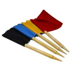 Wooden Croquet Flags