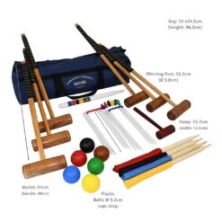 Longworth Croquet Set - 6 Player Set -Le Toy Van Cheap Store big game hunters croquet sets longworth croquet set 6 player 29673492873293 157968