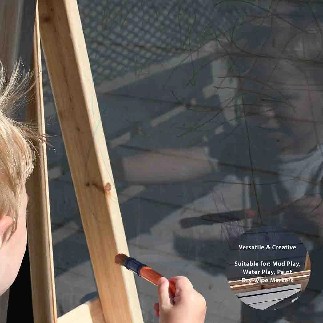 Wooden Messy Play Easel For Indoor & Outdoor Play 6 Wooden Messy Play Easel For Indoor & Outdoor Play - Image 4