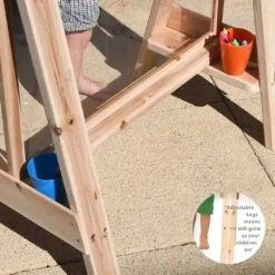 Wooden Messy Play Easel For Indoor & Outdoor Play 13 Wooden Messy Play Easel For Indoor & Outdoor Play -Le Toy Van Cheap Store big game hunters easels outdoor children s messy play easel 29673356460109 927293