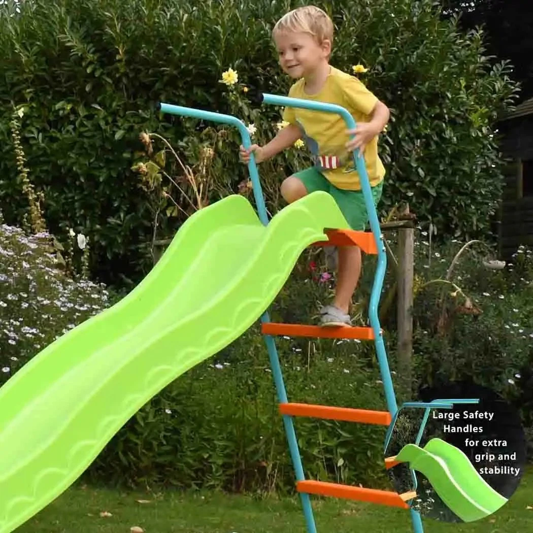Children's Slide - Wavy - 1.85m - Freestanding - Green 8 Children's Slide - Wavy - 1.85m - Freestanding - Green - Image 6