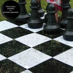 Giant Chess Board (Interlocking Tiles) - Weatherproof -Le Toy Van Cheap Store big game hunters giant chess draughts boards lawn friendly giant chess board 29673448439885