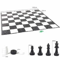 Giant Chess + Giant Draughts + Mat Package (3m X 3m) 11 Giant Chess + Giant Draughts + Mat Package (3m X 3m) -Le Toy Van Cheap Store big game hunters giant chess draughts sets giant chess giant draughts and mat package 29673546678349 829186 d01bc236 bd0a 4eeb a10a 73b04e20184c