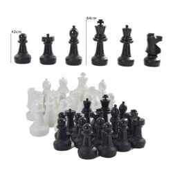 Giant Chess Pieces For Lawn Games - Weatherproof - 2 BOXES -Le Toy Van Cheap Store big game hunters giant chess pieces giant chess pieces 29673567486029 355370