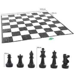 Giant Chess Set - Pieces And Mat Package (3m X 3m) -Le Toy Van Cheap Store big game hunters giant chess sets giant chess pieces and mat package 29673554444365 125508 2d749fc4 39ee 4db1 8b08 06df7241fde1