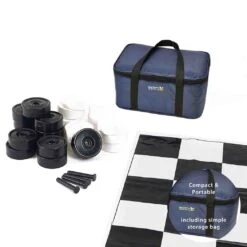 Garden Draughts Set - Indoor & Outdoor Fun -Le Toy Van Cheap Store big game hunters giant draughts sets garden draughts set 29673560375373 444598