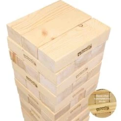 Giant Hi-Tower Game - Indoor & Outdoor -Le Toy Van Cheap Store big game hunters giant jenga hi towers giant hi tower game 29673614671949 496188