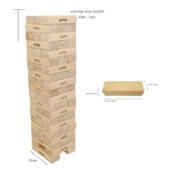 Giant Hi-Tower Game - Indoor & Outdoor -Le Toy Van Cheap Store big game hunters giant jenga hi towers giant hi tower game 29673614704717 748718