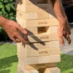 Giant Hi-Tower Game - Indoor & Outdoor -Le Toy Van Cheap Store big game hunters giant jenga hi towers giant hi tower game 29673614803021 196981