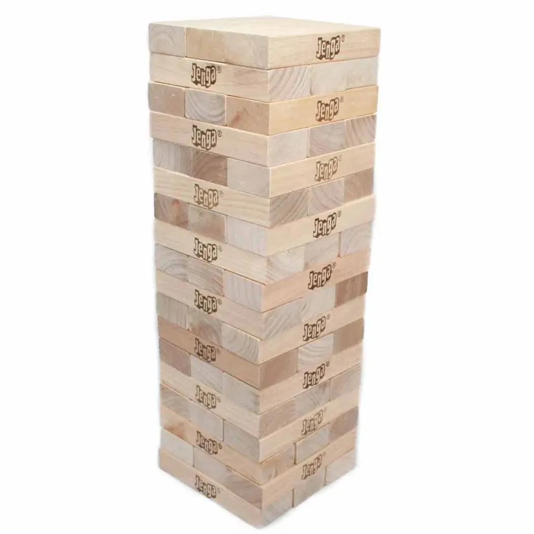 Jenga® Giant - Family Edition - Hardwood Game By Hasbro 4 Jenga® Giant - Family Edition - Hardwood Game By Hasbro - Image 2