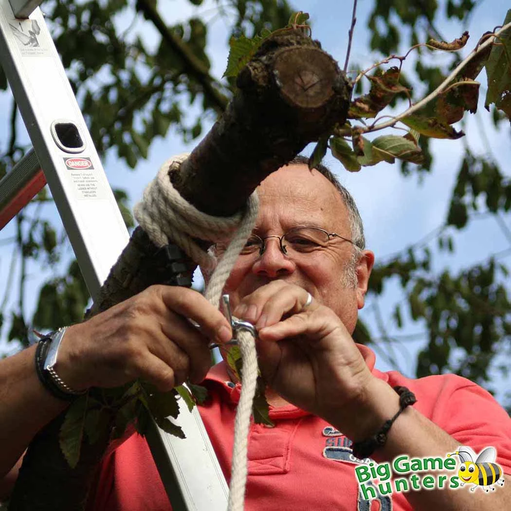 Wooden Monkey Tree Swing - 360° Motion - Durable 7 Wooden Monkey Tree Swing - 360° Motion - Durable - Image 5