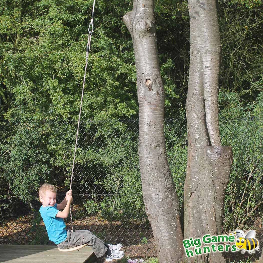 Wooden Monkey Tree Swing - 360° Motion - Durable 5 Wooden Monkey Tree Swing - 360° Motion - Durable - Image 3