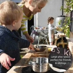 Double Mud Kitchen - With Working Tap -Le Toy Van Cheap Store big game hunters mud kitchens double mud kitchen 29673169584205 802041