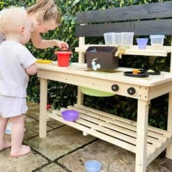 Double Mud Kitchen - With Working Tap -Le Toy Van Cheap Store big game hunters mud kitchens double mud kitchen 29673169682509 965785