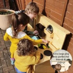 Triple Mud Kitchen -Le Toy Van Cheap Store big game hunters mud kitchens triple mud kitchen4