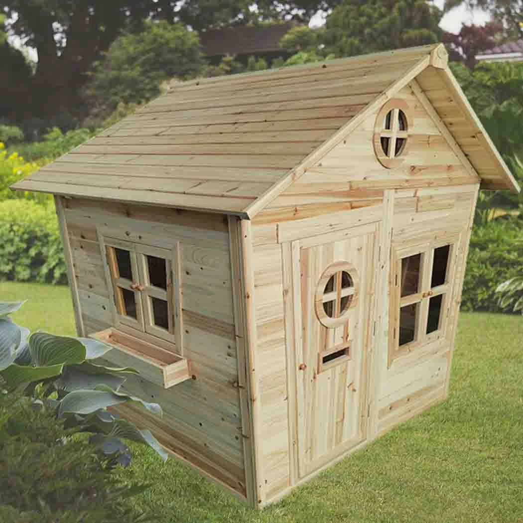 Redwood Mansion Wooden Playhouse - For Kids Of All Ages 4 Redwood Mansion Wooden Playhouse - For Kids Of All Ages - Image 2