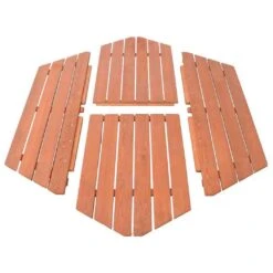 Hexagonal Wooden Sandpit Lid - Easy To Use