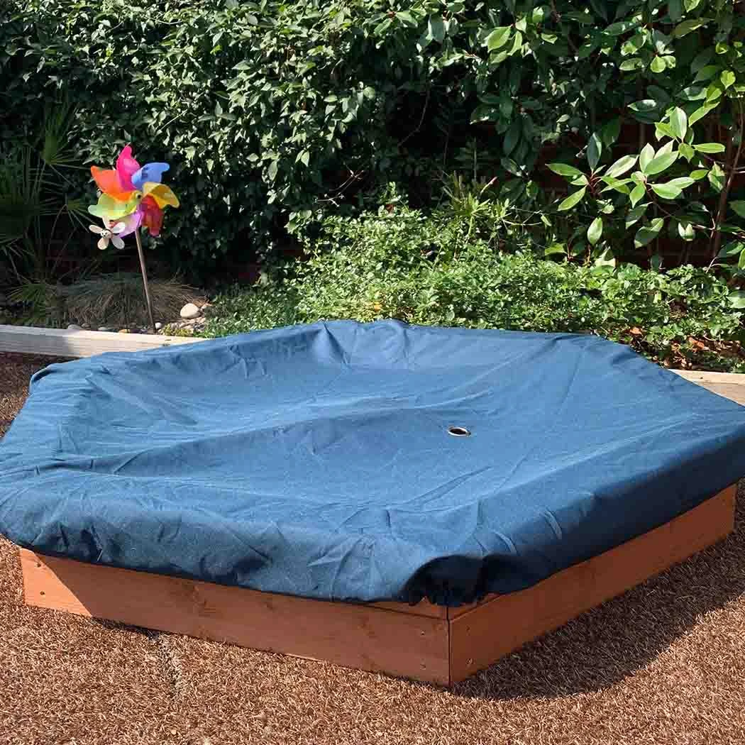 1.5m Diameter Hexagonal Wooden Sandpit 6 1.5m Diameter Hexagonal Wooden Sandpit - Image 4