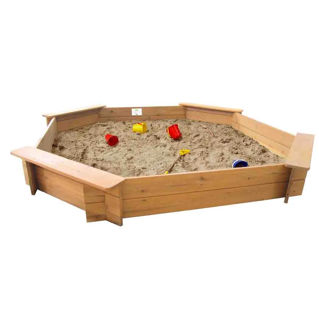 1.8m Diameter Octagonal Wooden Sandpit 3 1.8m Diameter Octagonal Wooden Sandpit
