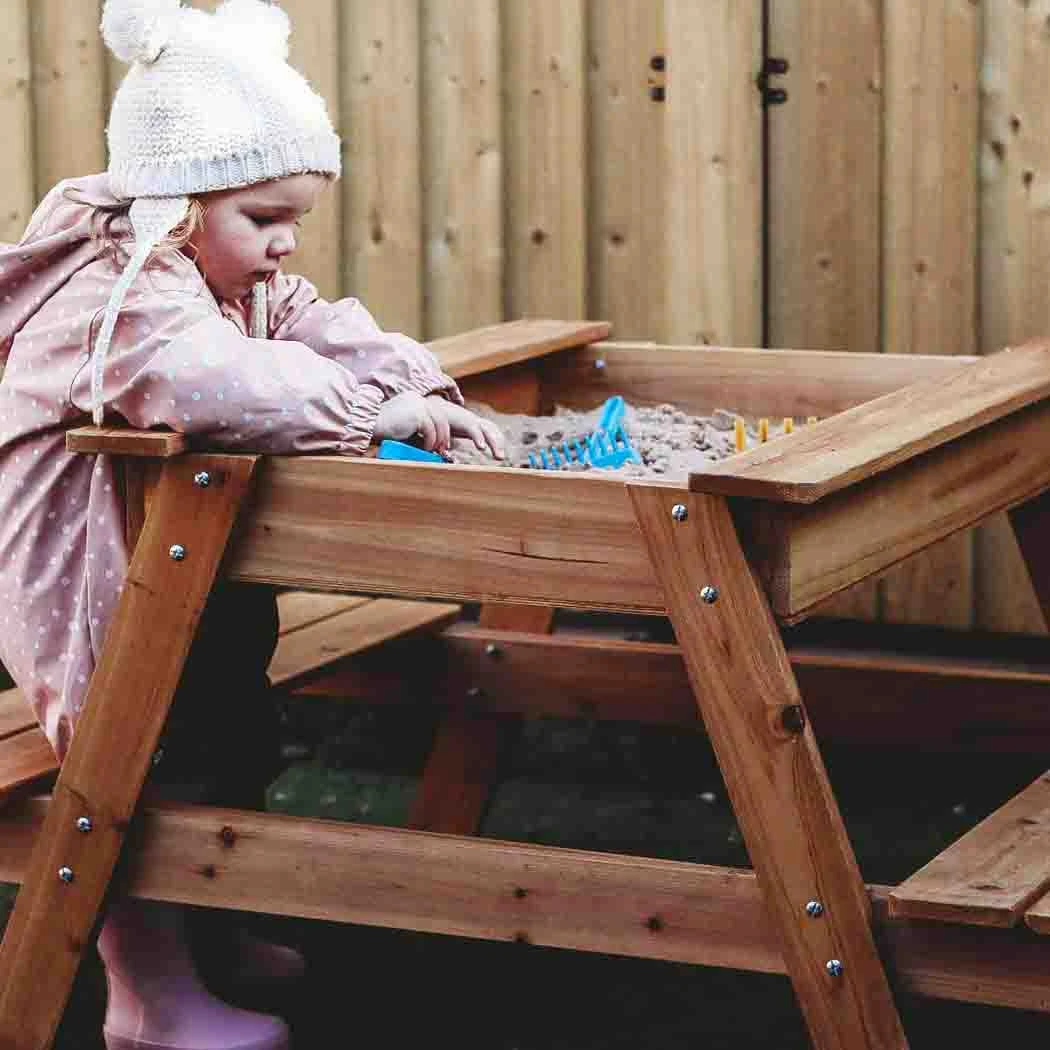 Picnic Table Sandpit - Perfect Outdoor Activity 5 Picnic Table Sandpit - Perfect Outdoor Activity - Image 3