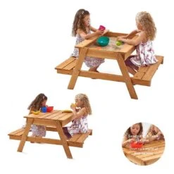 Picnic Table Sandpit - Perfect Outdoor Activity 11 Picnic Table Sandpit - Perfect Outdoor Activity -Le Toy Van Cheap Store big game hunters sandpits garden games picnic table sandpit 29673570205773 713864