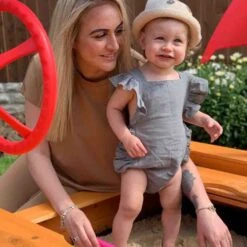 Sand Sailer - Boat Shaped Wooden Sandpit 9 Sand Sailer - Boat Shaped Wooden Sandpit -Le Toy Van Cheap Store big game hunters sandpits sand sailer boat sandpit with shade 29673349120077 184060