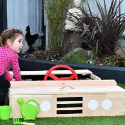 Car Shaped Wooden Sandpit 11 Car Shaped Wooden Sandpit -Le Toy Van Cheap Store big game hunters sandpits wooden car sandpit with weatherproof cover 29673177120845 326928