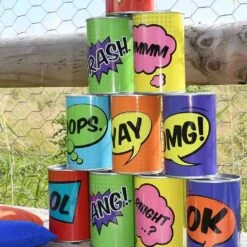 Comic Book Tin Can Alley Game 10 Comic Book Tin Can Alley Game -Le Toy Van Cheap Store big game hunters tin can alley comic book tin can alley 29673725034573 607557