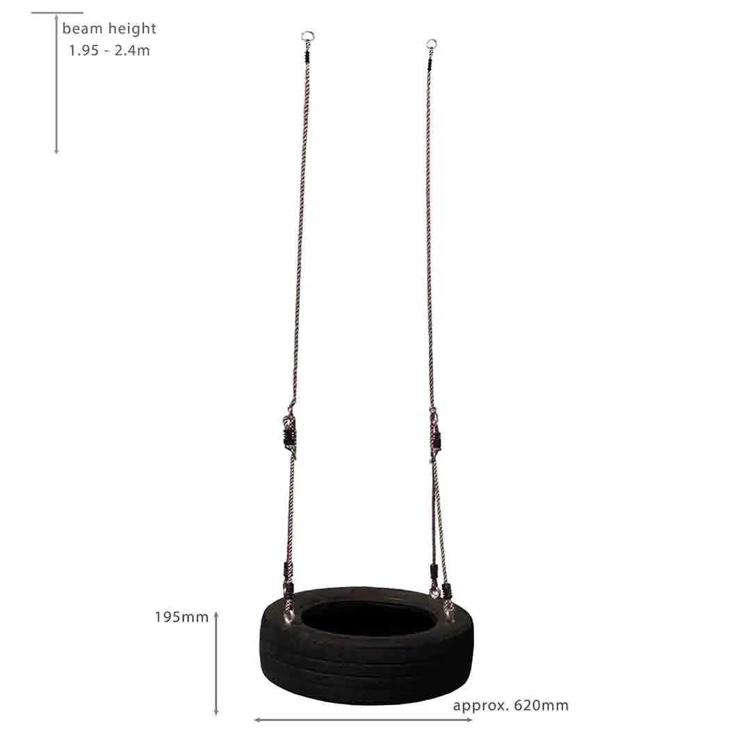 Horizontal Tyre Swing- Long-Lasting & Fun 6 Horizontal Tyre Swing- Long-Lasting & Fun - Image 4